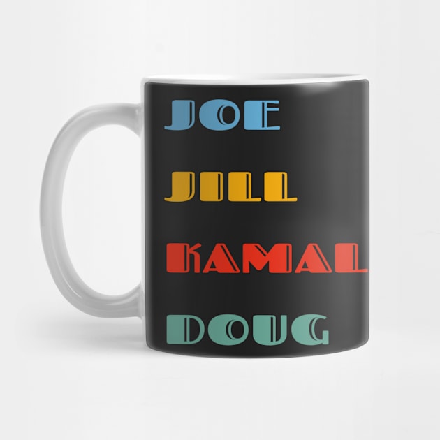 Joe  Jill Kamala Doug by WassilArt